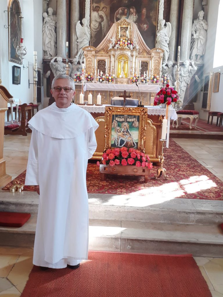 Pater Dariusz Michalczyk Auf Dem Gartlberg Empfangen Wallfahrtskirche